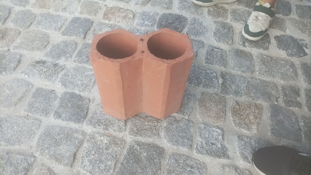 Garrafeira em Terracota / Barro (18 Módulos Duplos = 36 Garrafas)
