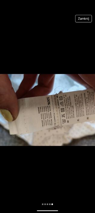 koszula w kropki grochy