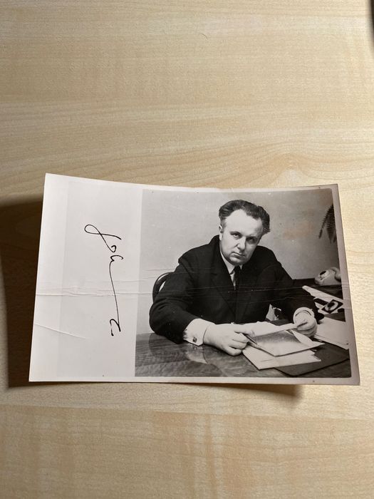 Stefan Olszowski szef MSZ PRL autograf