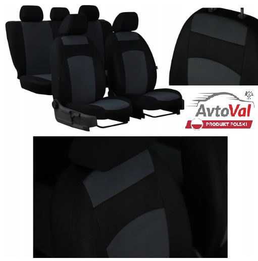 -Чехли на сидіння-- НА ВСІ АВТО-модель CLASSIC -- Польша- Синтетика