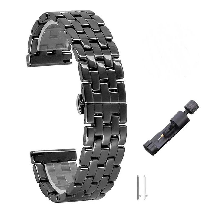 Bransoleta ceramiczna 22 mm Pasek do Garmin Fenix 5/6/7 Huawei GT 2/3
