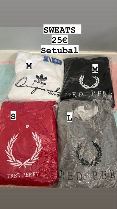 T-shirts,polos,sweats seladas