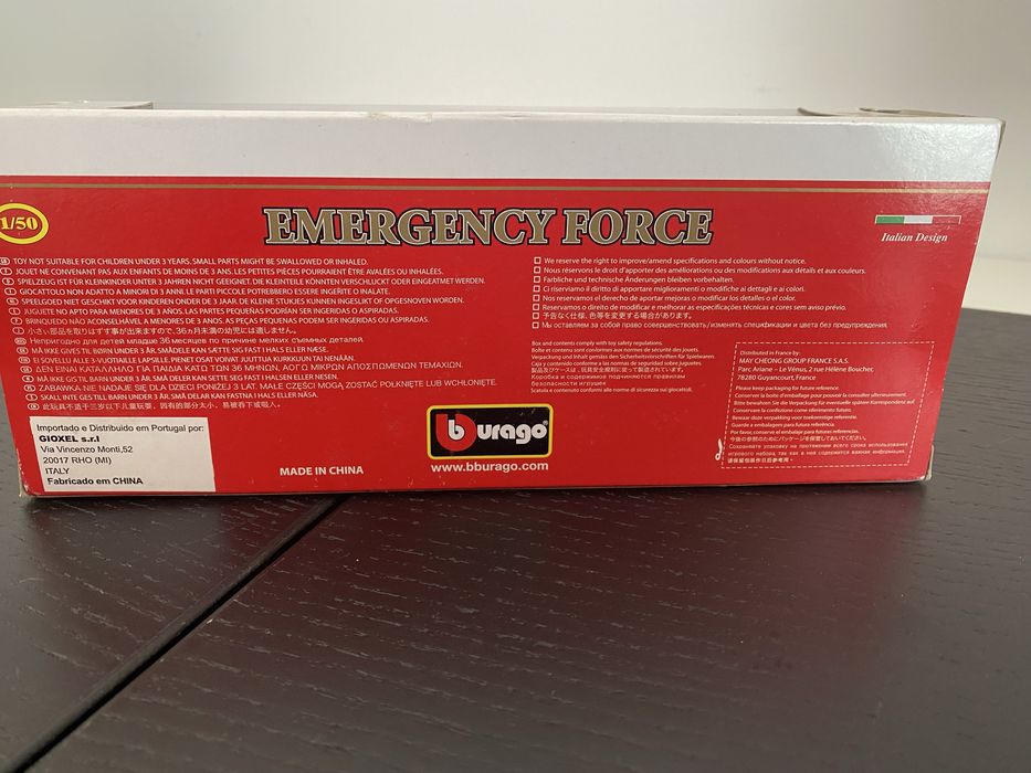 Miniatura Brinquedo Camião Bombeiros