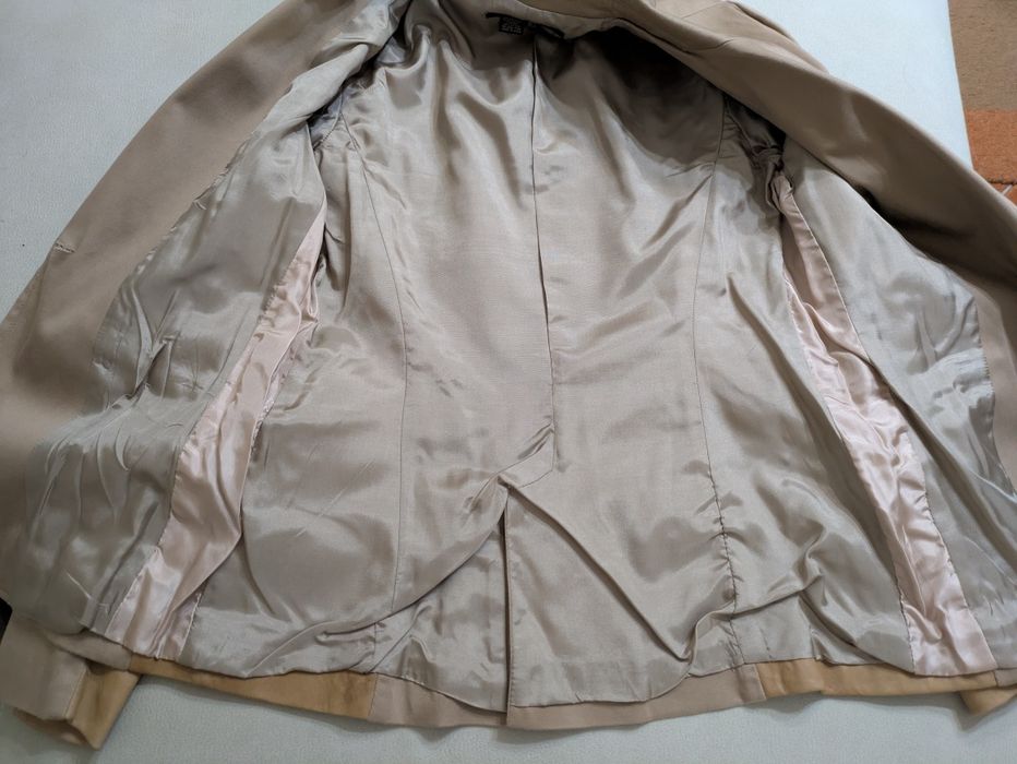 Blazer bege da Zara costumizado