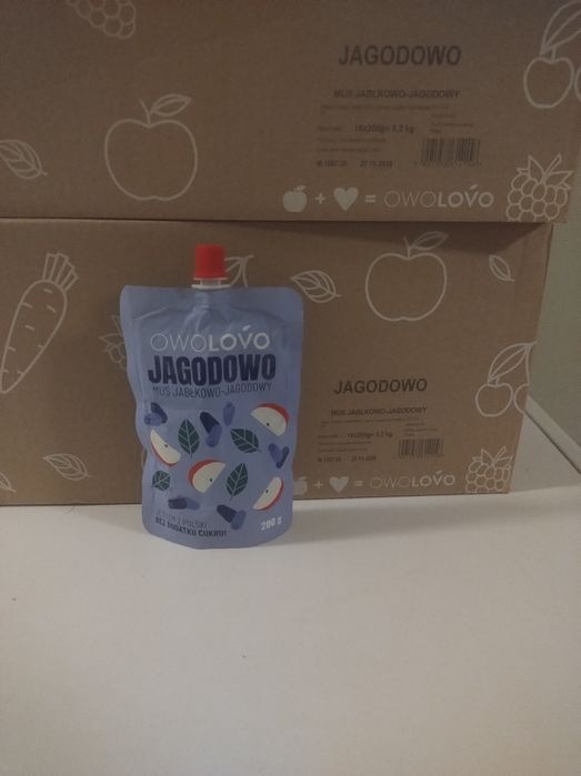 Mus owocowy Owolovo jagodowo
