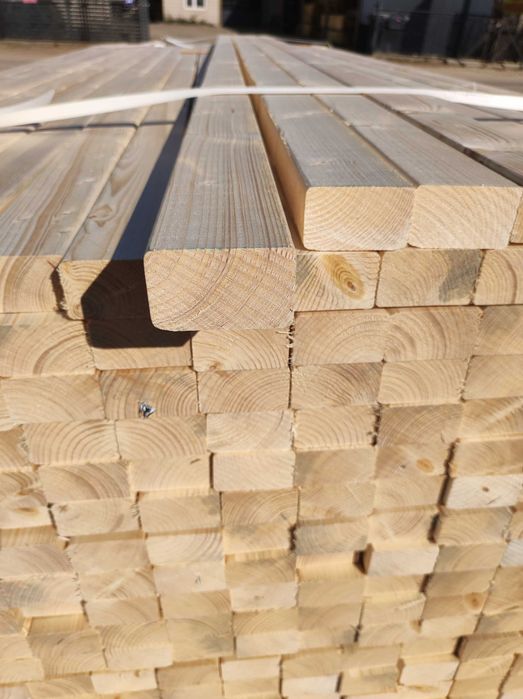 Kantówka strugana 38x63 Legar Łata Deska elewacyjna Deska tarasowa