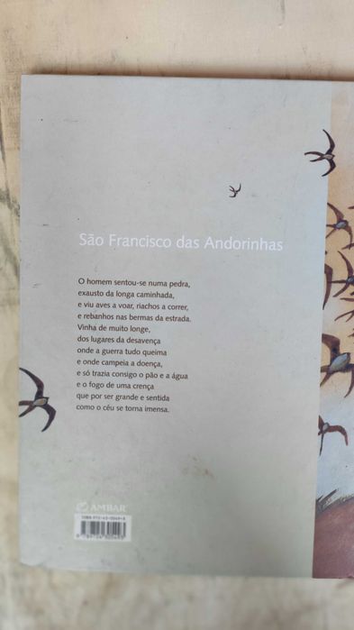 Livro infantil São Francisco das Andorinhas