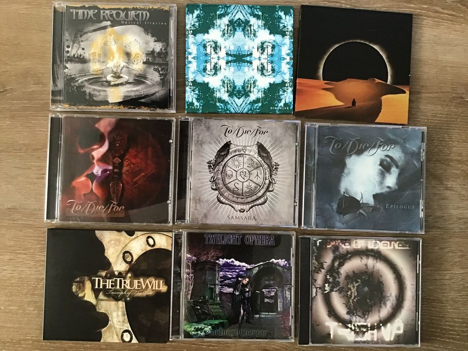 CDs novos metal e pop T