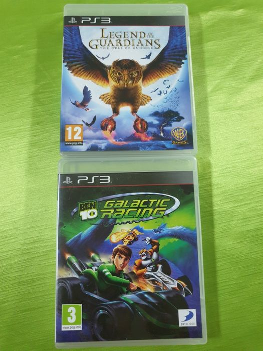 Jogos ps3  - Legend of the guardians.  Ben 10 galactic racing