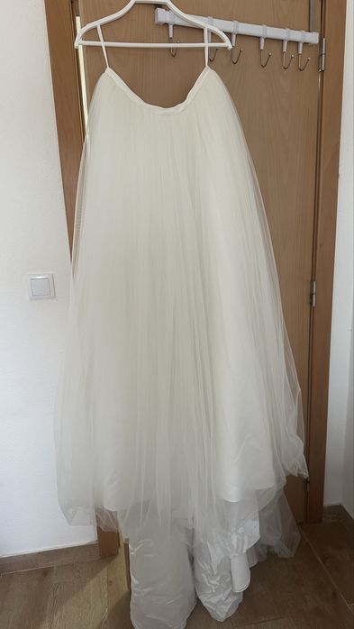 Sobre-saia premium para vestido de noiva – removível