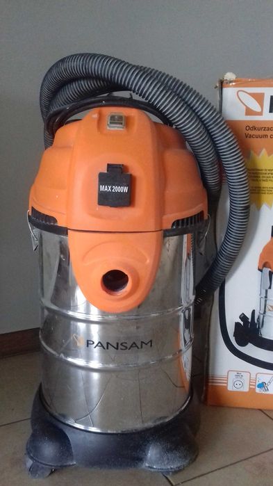 Odkurzacz warsztatowy Pansam 1600W 30L przemysłowy do popiołu