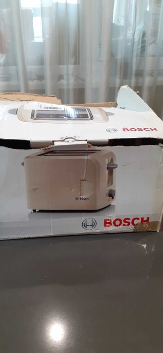 Новый тостер BOSCH, модель ТАТЗА017GB/01, мощность 825-980 W, белый