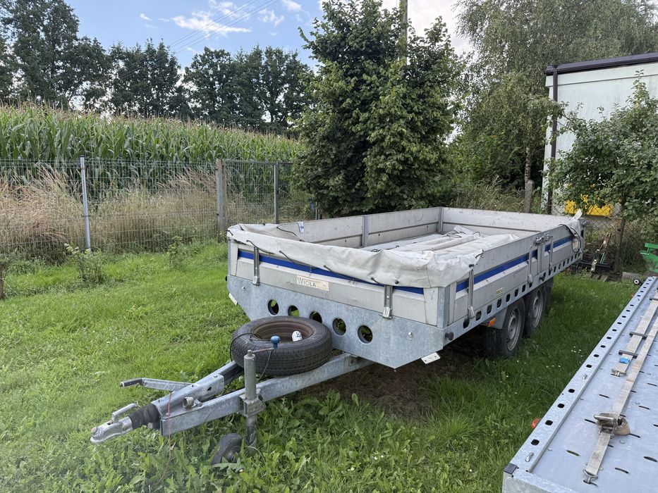 Przyczepa Wiola -laweta dmc 2500 kg plandeka