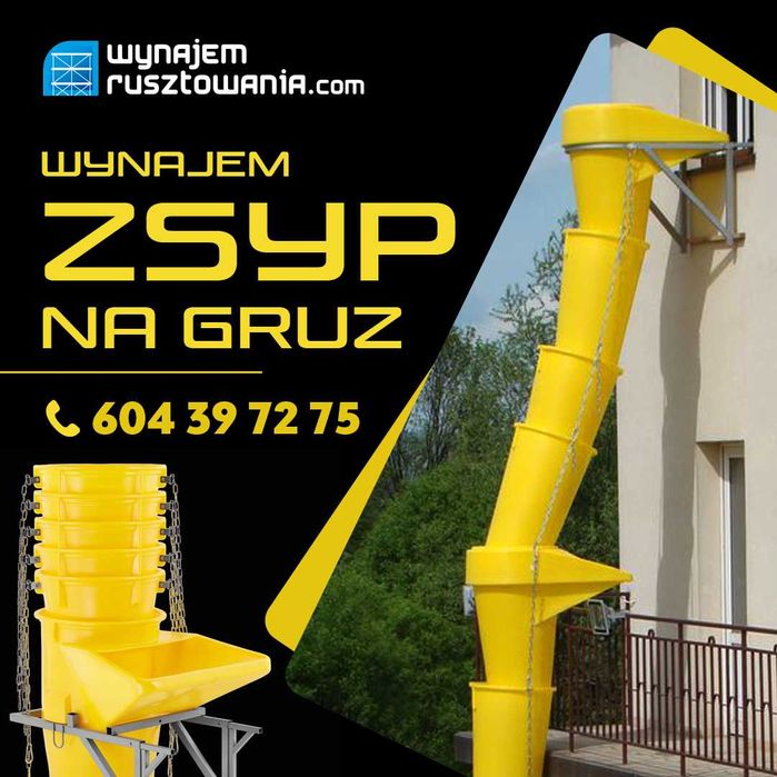 Zsyp do gruzu budowlany Wynajem Siewierz
