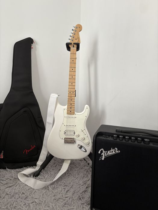 Gitara i wzmacniacz Fender