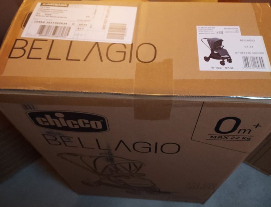 Carrinho trio Bellagio Chicco