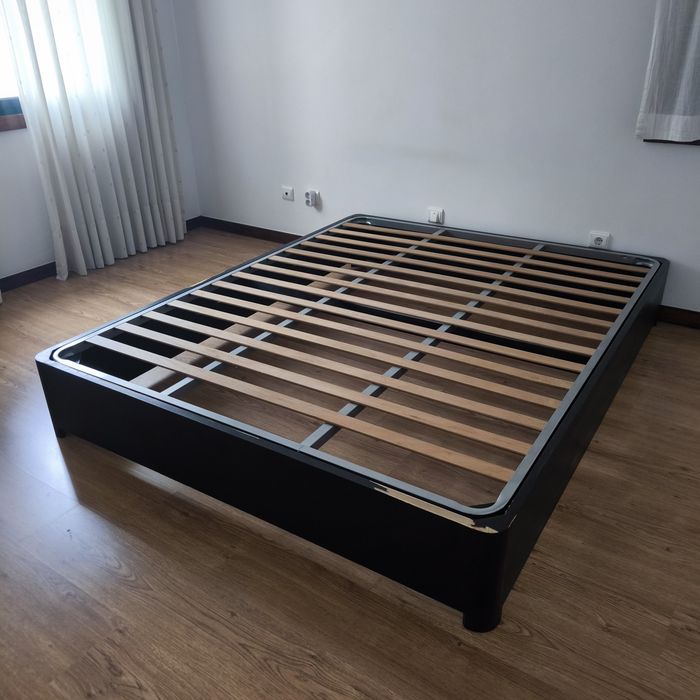 Base e estrado de cama de casal