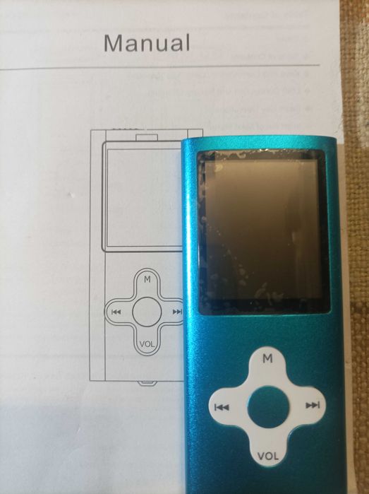 Leitor mp3/mp4 com leitor cartões e microfone