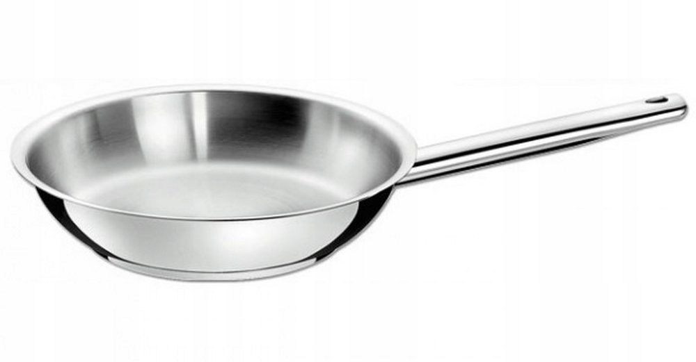 Ecovitam patelnia 24 cm stal nierdzewna na indukcję zdrowe gotowanie