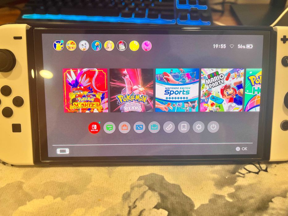 Nintendo Switch OLED com WII SPORTS