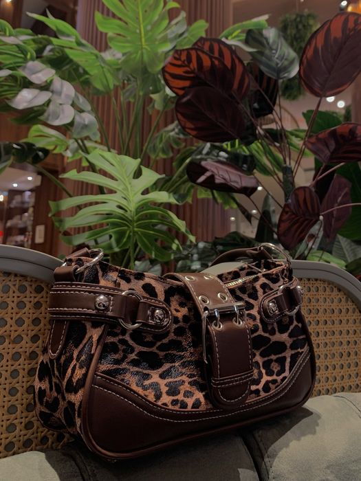 Bolsa leopardo estampa