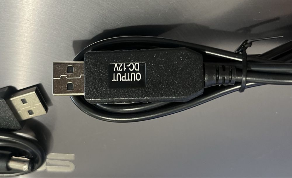 Кабель питания роутера, модема от павербанка 12v