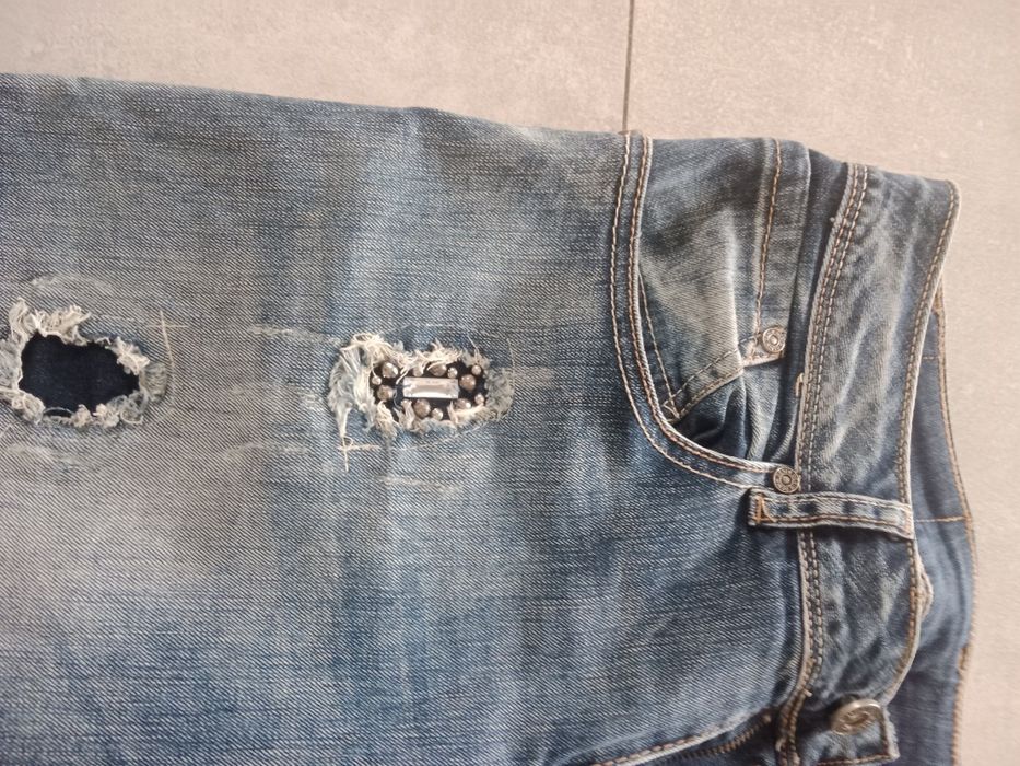 Jeansy damskie M świetny fason