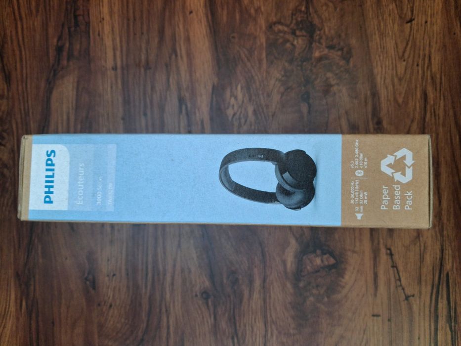 Słuchawki Philips TAH3209BK/00 Bluetooth 5.3 – czarne, nieużywane nowe