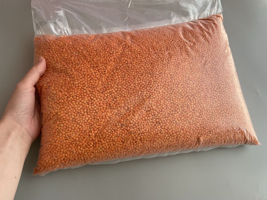 Червона сочевиця. Чечевиця крупа. Відбірна, без сміття! Бобові