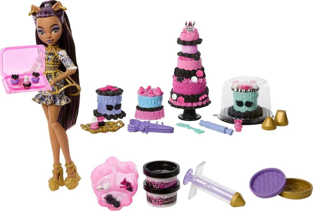 Monster High Scary Sweet Birthday Cake Kit Clawdeen Монстер Хай Клодін
