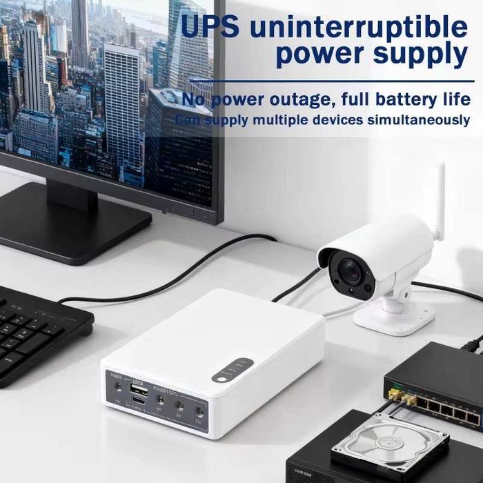 Дбж для роутера mini ups упс WGP NEP 10400mah безперебійник для роутера повербанк павербанк для роутера міні упс для роутера