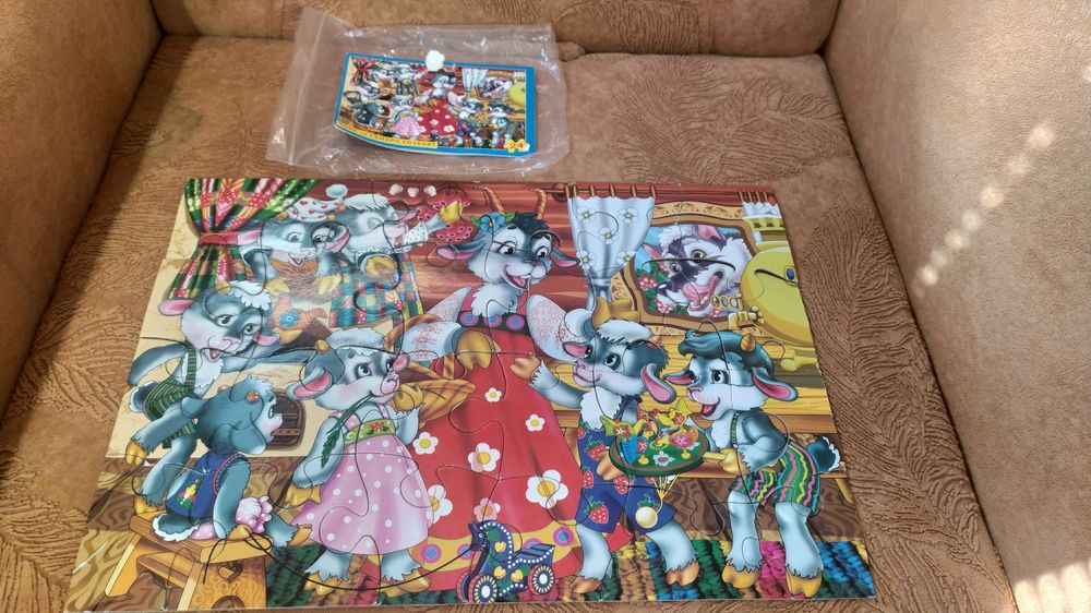 Пазли картонні, м'які 2+ 4+ 5+ доміно