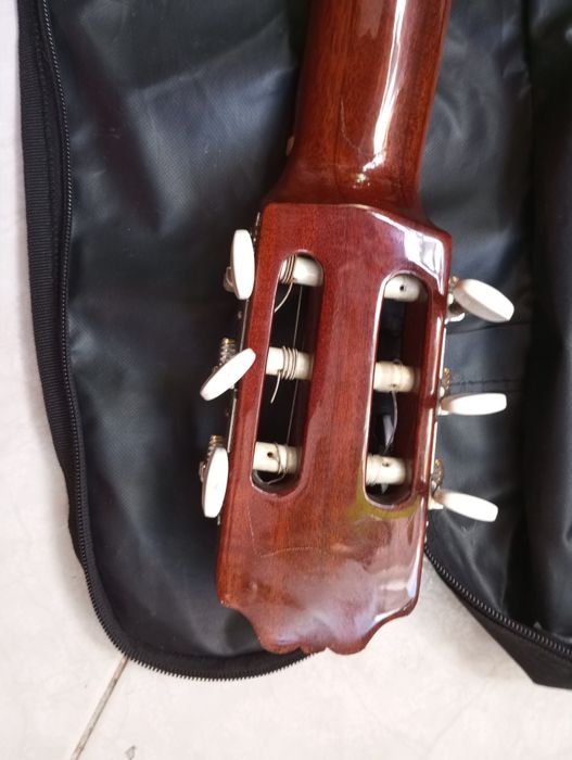 Guitarra Clássica Miguel Ângelo n1 adulto com mala de transporte e