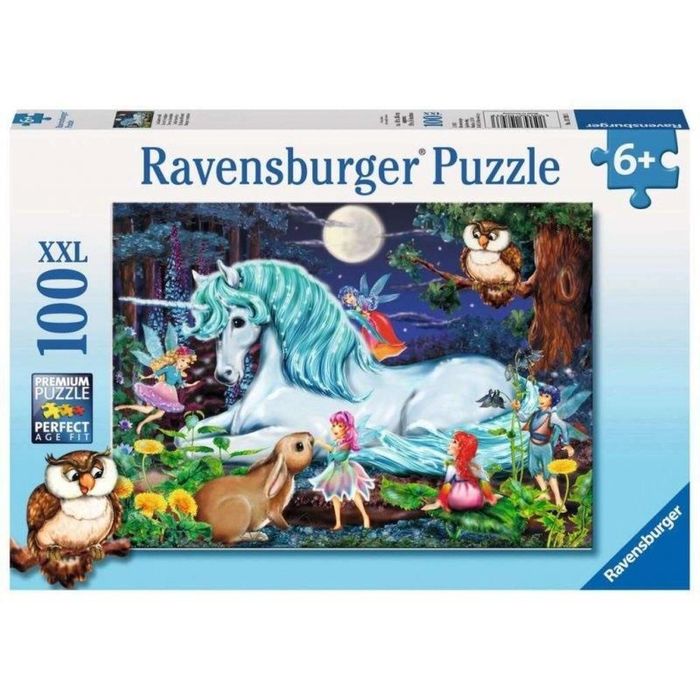 Puzzle 100 W magicznym lesie XXL pudełko,338x234 mm