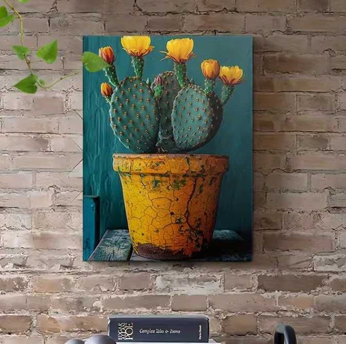 Obraz na płótnie kaktus nowy