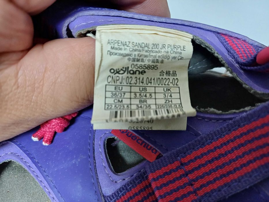 Sandálias Quechua Nº36/37 2 pares