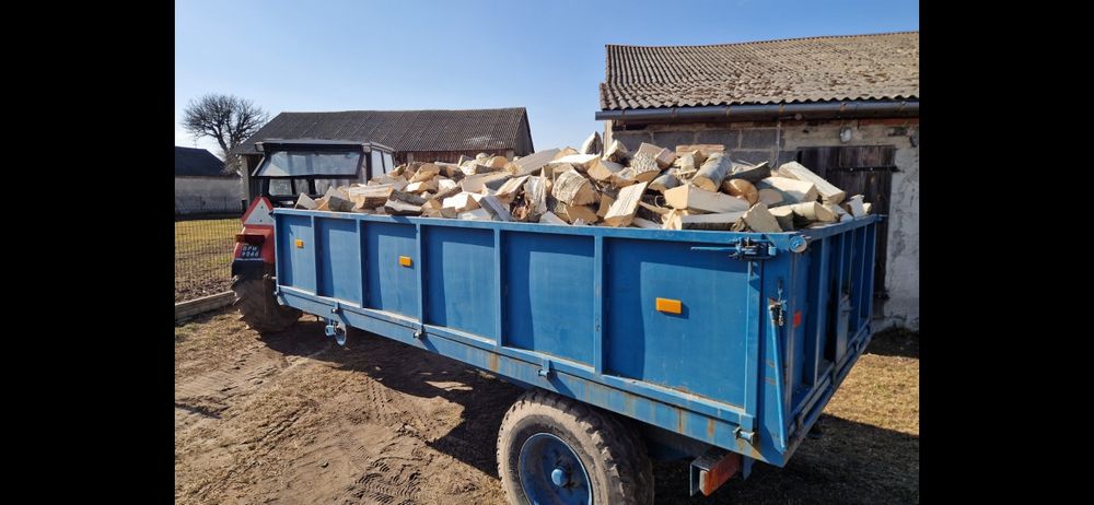 Drewno opałowe dąb, grab, brzoza  porąbane łupki