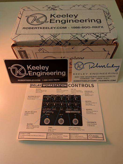 Keeley Delay Workstation (delay + reverb)