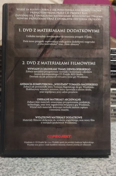 Wiedźmin - materiały dodatkowe