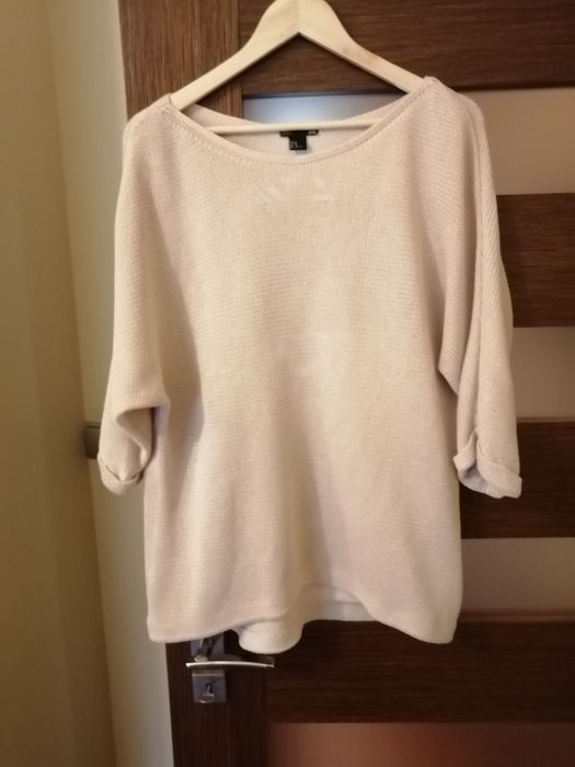 Sweterek kolor beżowy H&M