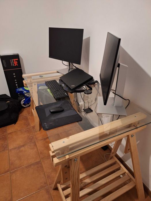 Mesa de vidro escritorio