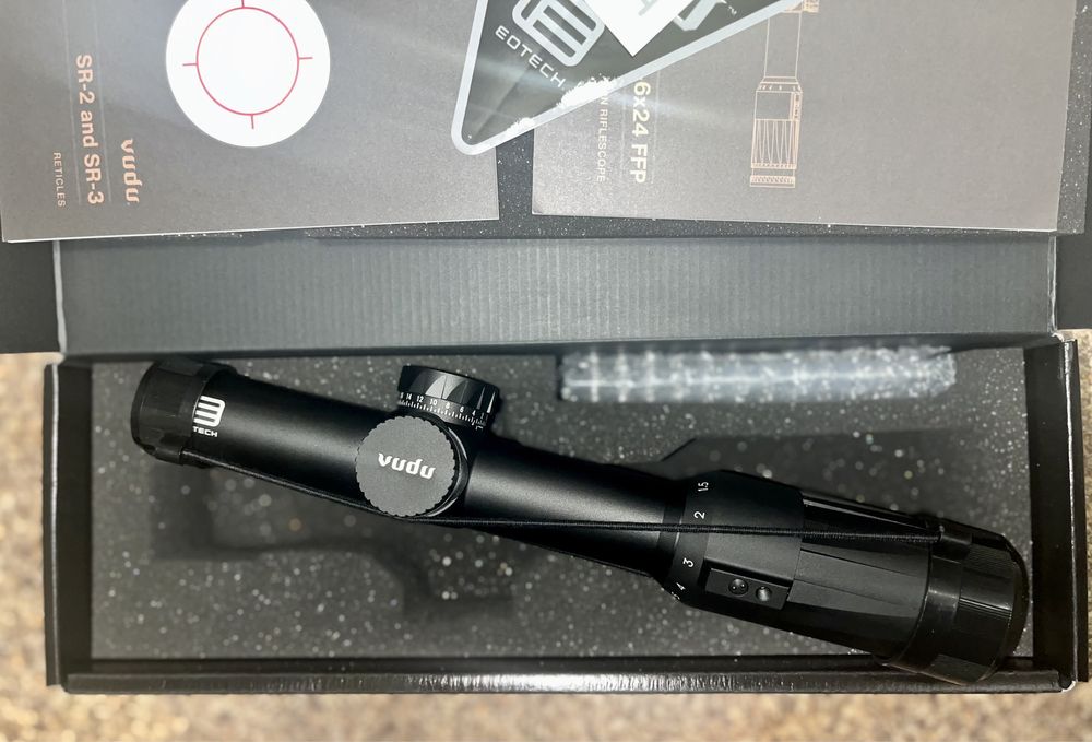 Прицел оптический EOTech Vudu 1-6X24 FFP с сеткой SR2 green/red