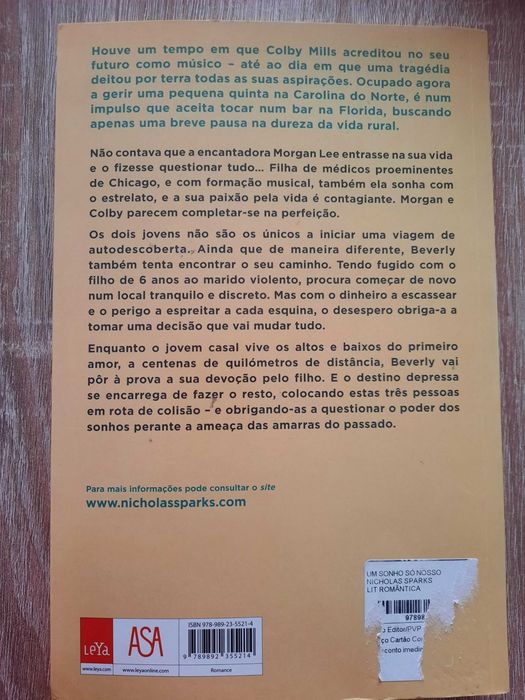 Livro "Um Sonho só nosso"