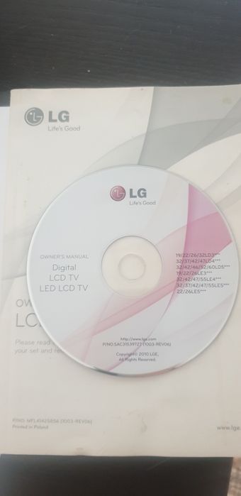 TV. Led LG tela partida