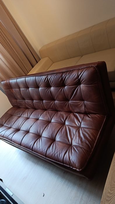 Sofá cama pele sintético