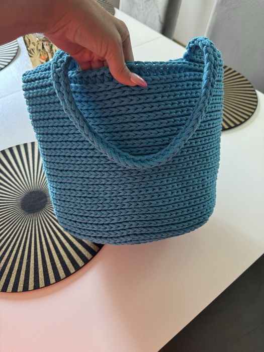 Torebka hand made Premium turkusowa