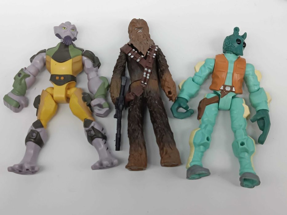 3x Figurka Star Wars Hero Mashers firmy Hasbro Zeb Orrelios oraz Greedo