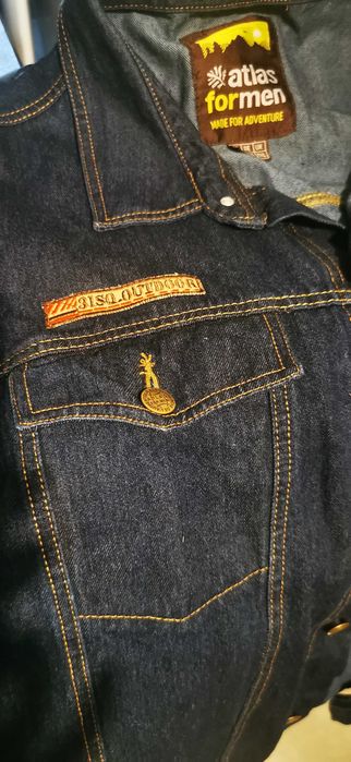 Kurtka jeansowa męska w roz. 5 XL.