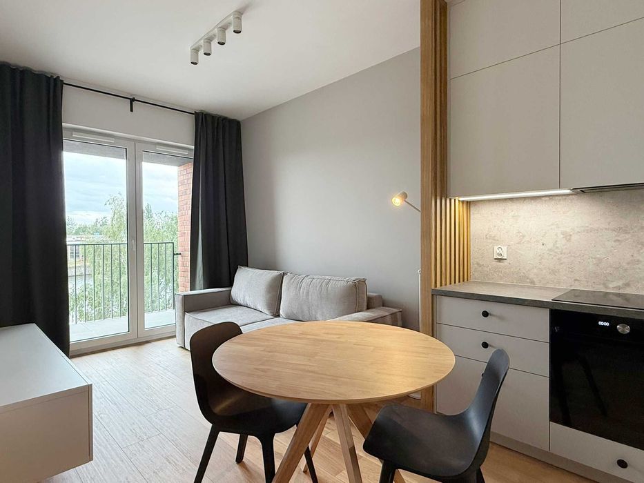 Nowa kawalerka 32m2 z wydzieloną sypialnią | Grand Bulwar | Widok na rzekę | Pierwszy najemca