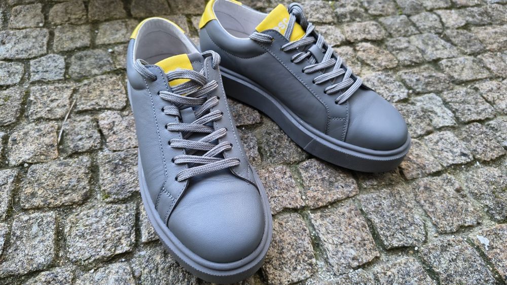 Sapatilhas ESC Butler cinzento/amarelo